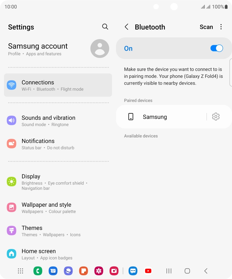 Press the Home key to return to the home screen. Press the Home key to return to the home screen.