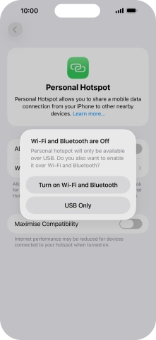 If Wi-Fi is turned off, press Turn on Wi-Fi and Bluetooth. If Wi-Fi is turned off, press Turn on Wi-Fi and Bluetooth.