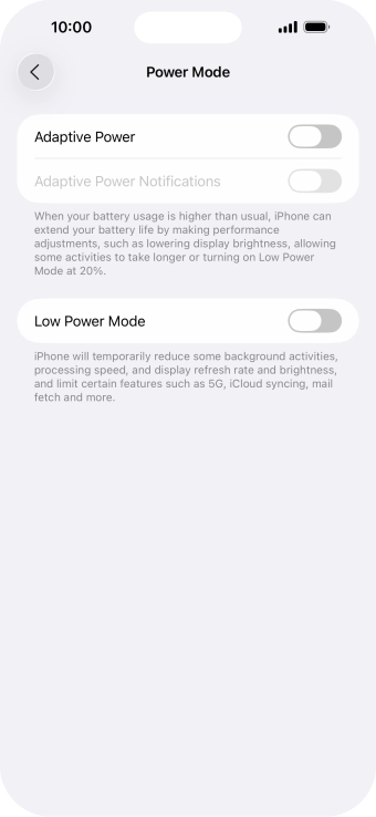 Press the indicator next to Press the indicator next to