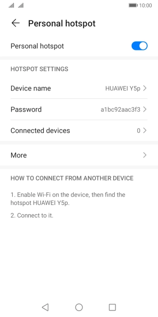 Press the Home key to return to the home screen. Press the Home key to return to the home screen.