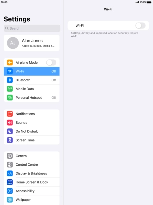 Press the indicator next to Press the indicator next to
