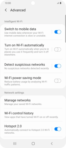 Press the indicator next to Press the indicator next to