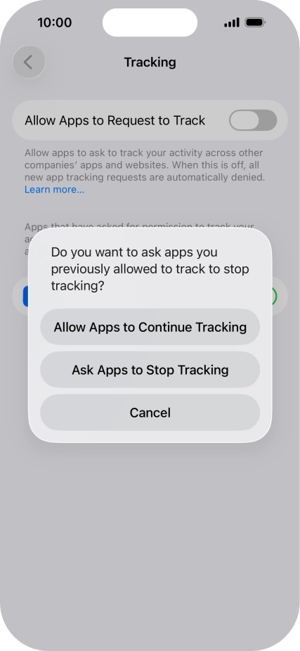 If you turn off the function, press the required setting. If you turn off the function, press the required setting.