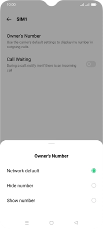 Press Show number to turn on caller identification. Press Show number to turn on caller identification.
