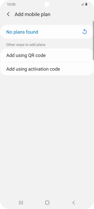 Press Add using QR code. Press Add using QR code.