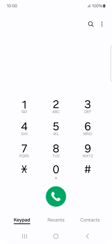Press the menu icon. Press the menu icon.