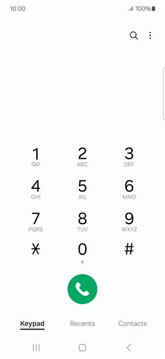 Press the menu icon. Press the menu icon.