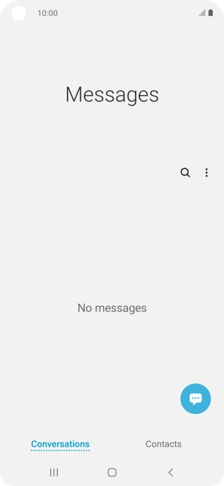 Press the menu icon. Press the menu icon.