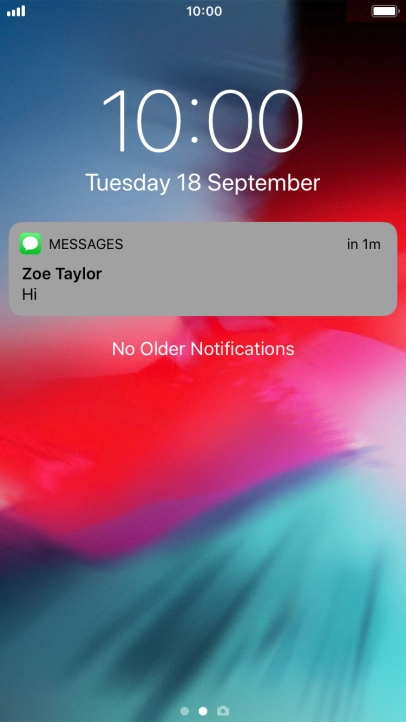Press the required notification and follow the instructions on the screen to use the selected function. Press the required notification and follow the instructions on the screen to use the selected function.