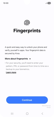 Press Continue. Press Continue.