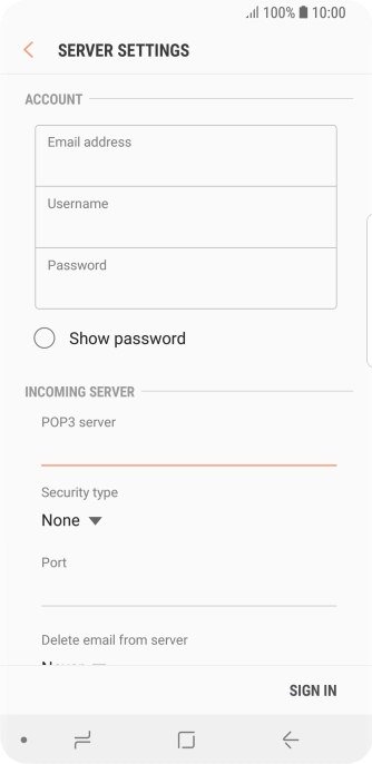 Press the drop down list below Press the drop down list below