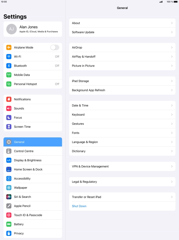 Press Personal Hotspot. Press Personal Hotspot.