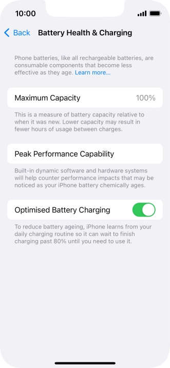 Press the indicator next to Press the indicator next to