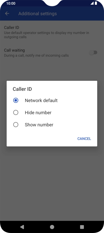 Press Show number to turn on caller identification. Press Show number to turn on caller identification.
