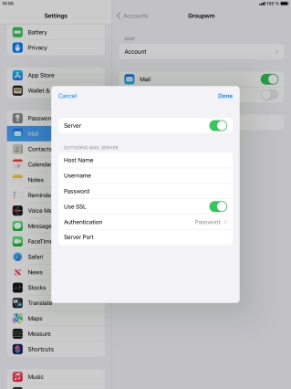 Press the indicator next to Press the indicator next to