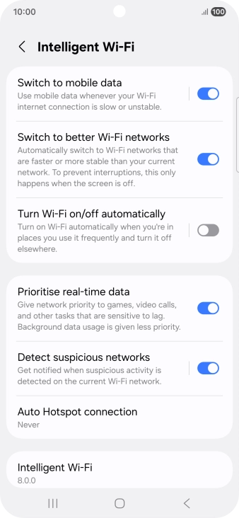 Press the indicator next to Press the indicator next to