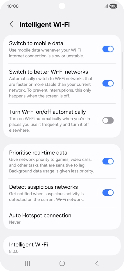 Press the indicator next to Press the indicator next to