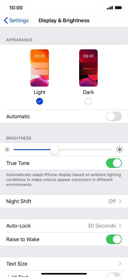 Press Dark. Press Dark.