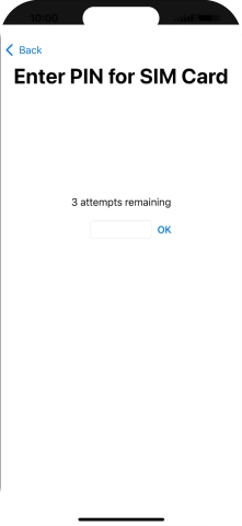 If your SIM is locked, key in your PIN and press OK. If your SIM is locked, key in your PIN and press OK.