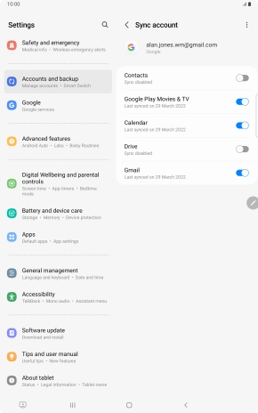 Press the indicator next to Press the indicator next to