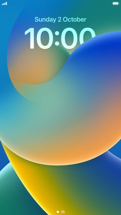 Press and hold anywhere on the lock screen. Press and hold anywhere on the lock screen.