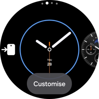 Slide your finger left on the screen. Slide your finger left on the screen.