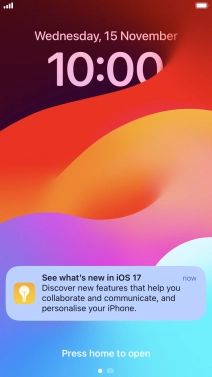 Press the required notification and follow the instructions on the screen to use the selected function. Press the required notification and follow the instructions on the screen to use the selected function.