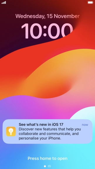 Press the required notification and follow the instructions on the screen to use the selected function. Press the required notification and follow the instructions on the screen to use the selected function.