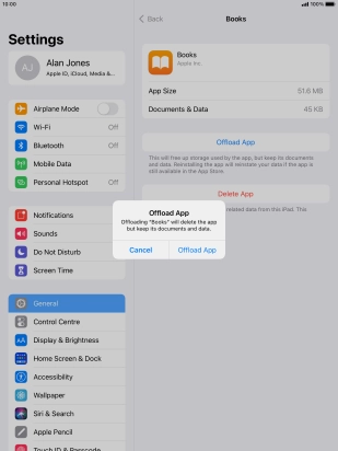 Press Offload App. Press Offload App.