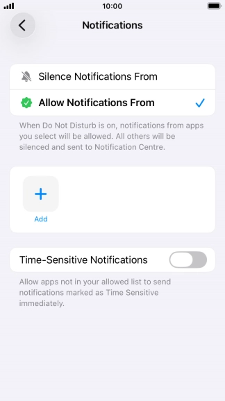 Press the indicator next to Press the indicator next to