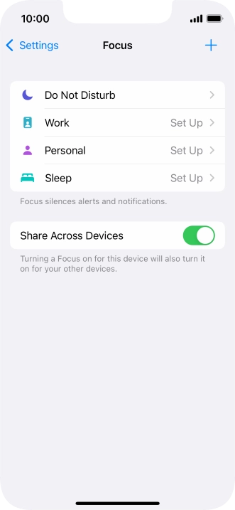 Press Do Not Disturb. Press Do Not Disturb.