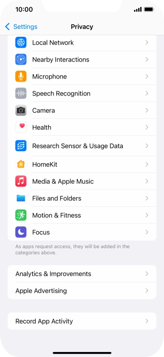 Press Record App Activity. Press Record App Activity.