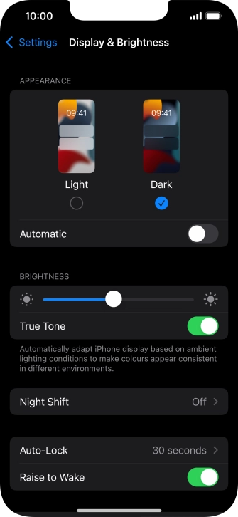 Press the indicator next to Press the indicator next to