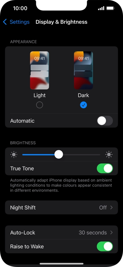 Press the indicator next to Press the indicator next to