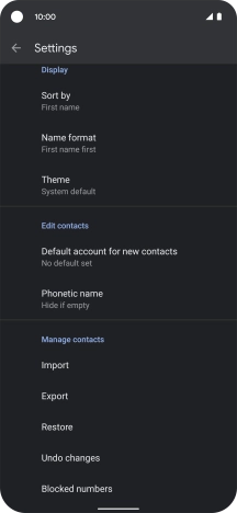 Press Import. Press Import.