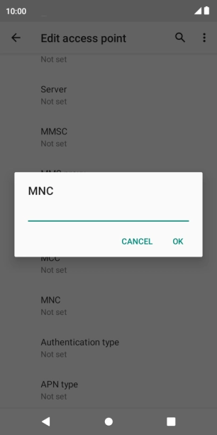 Key in 03 and press OK. Key in 03 and press OK.