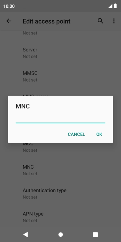 Key in 03 and press OK. Key in 03 and press OK.