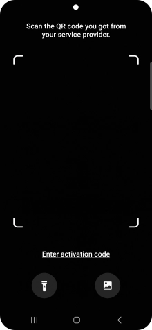 Place the QR code you've received inside the phone camera frame to scan the code. Place the QR code you've received inside the phone camera frame to scan the code.