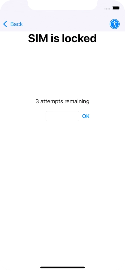 If your SIM is locked, key in your PIN and press OK. If your SIM is locked, key in your PIN and press OK.