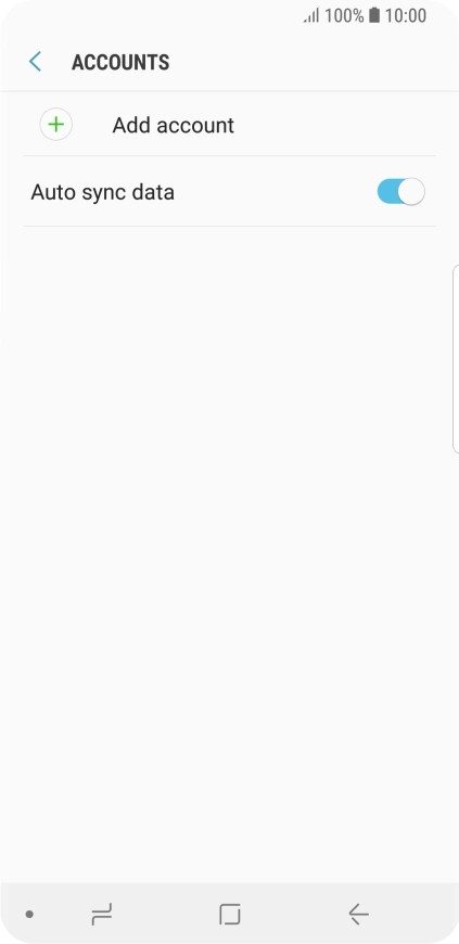 Press Add account. Press Add account.