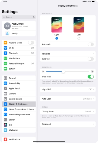 Press Dark. Press Dark.