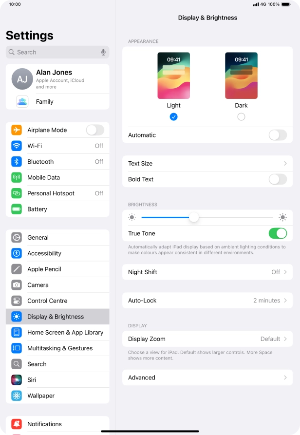 Press Dark. Press Dark.