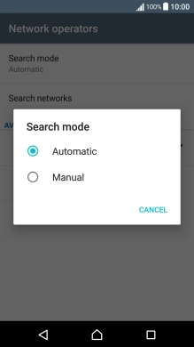 Press Automatic. Press Automatic.