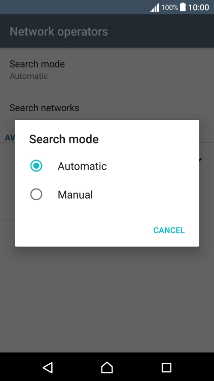 Press Automatic. Press Automatic.