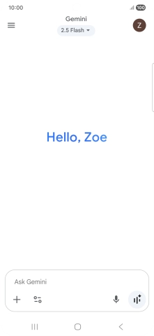 Press the profile icon. Press the profile icon.