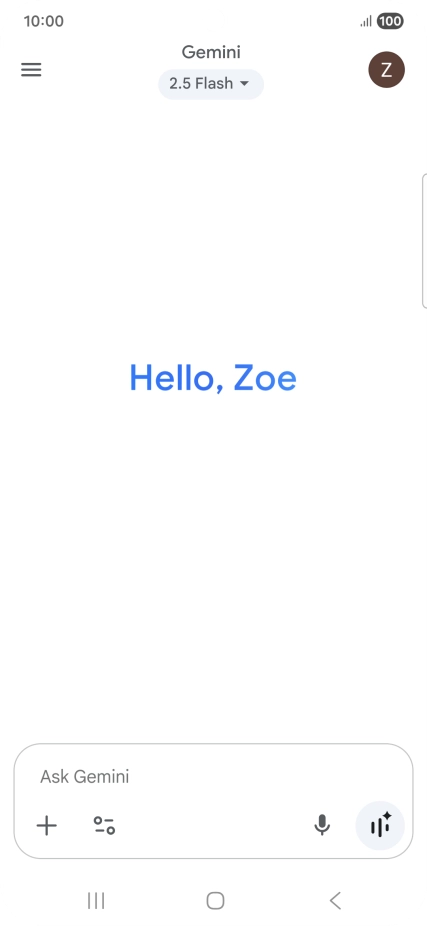 Press the profile icon. Press the profile icon.