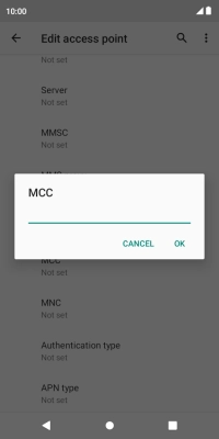 Key in 505 and press OK. Key in 505 and press OK.