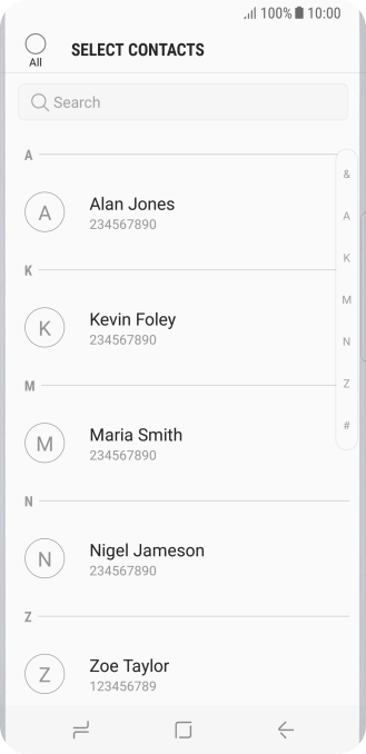 Press the field above Press the field above