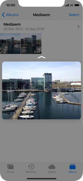 Drag the picture upwards. Drag the picture upwards.