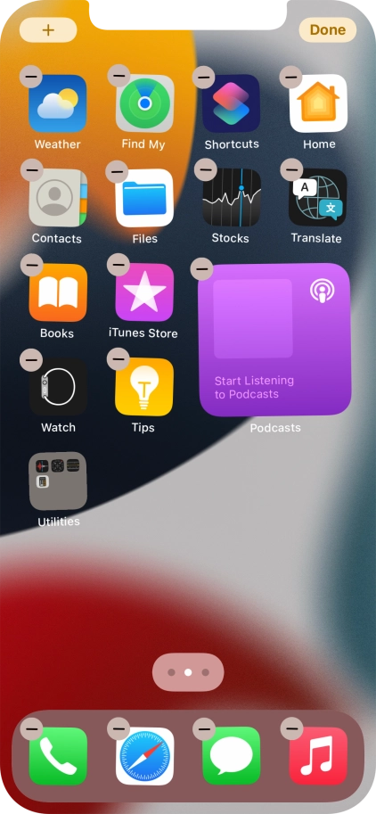 Press Done. Press Done.